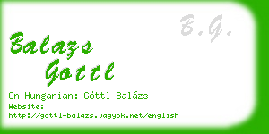 balazs gottl business card
